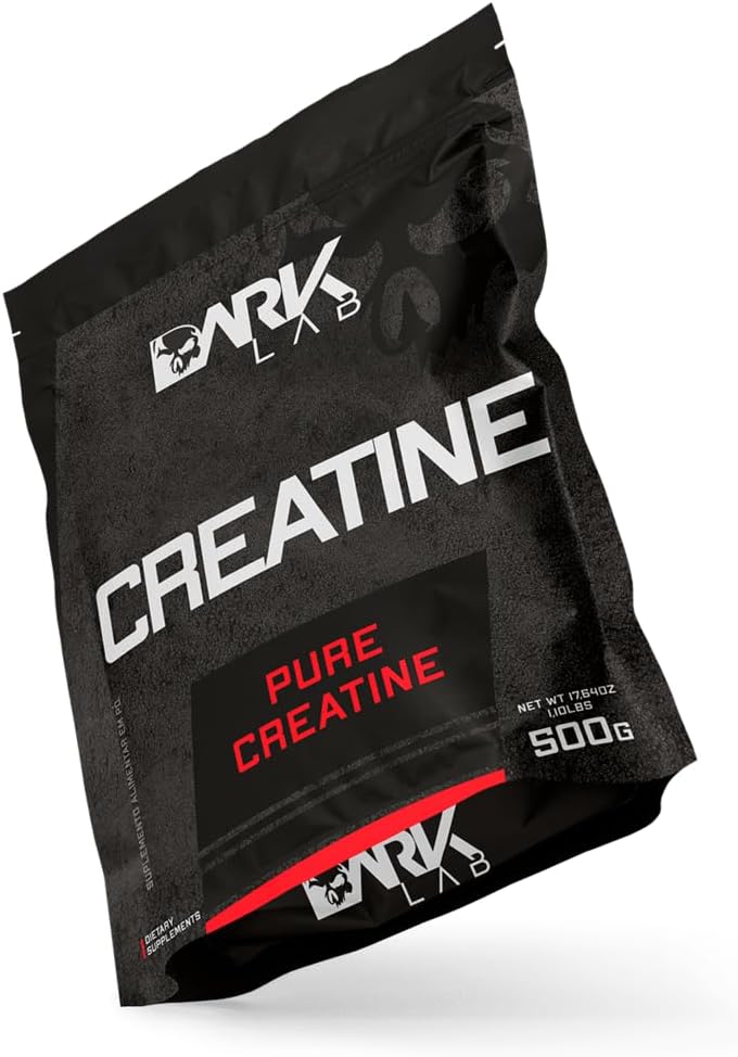 Creatina Pura Dark Lab, Monohidratada 100% de Pureza, Sem Glúten, Sem Sabor (500g) - Imagem 3