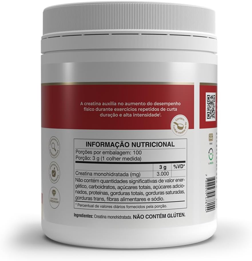 Vitafor - Creatine Creatina Monohidratada - 300g - Imagem 3