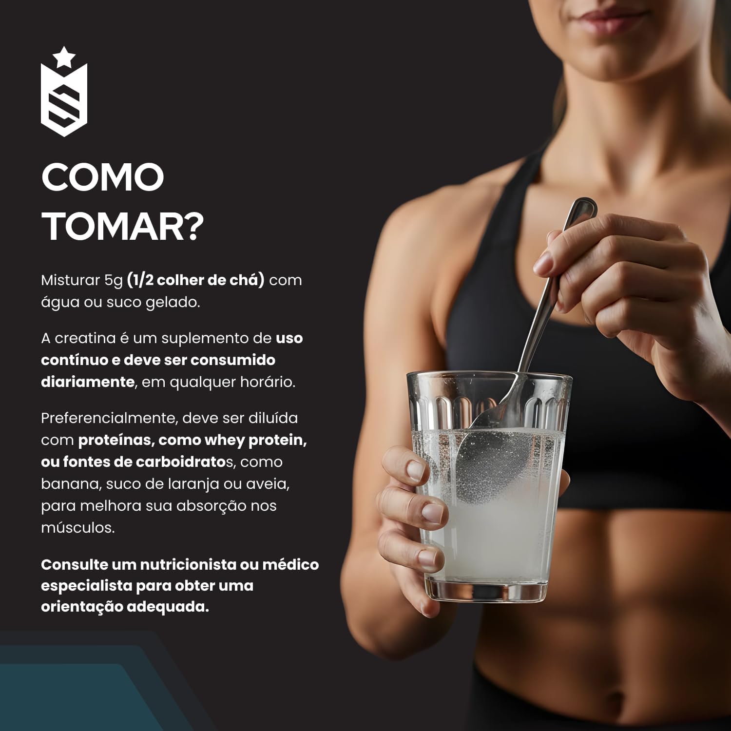 Soldiers Nutrition Creatina Monohidratada 500g - Imagem 6